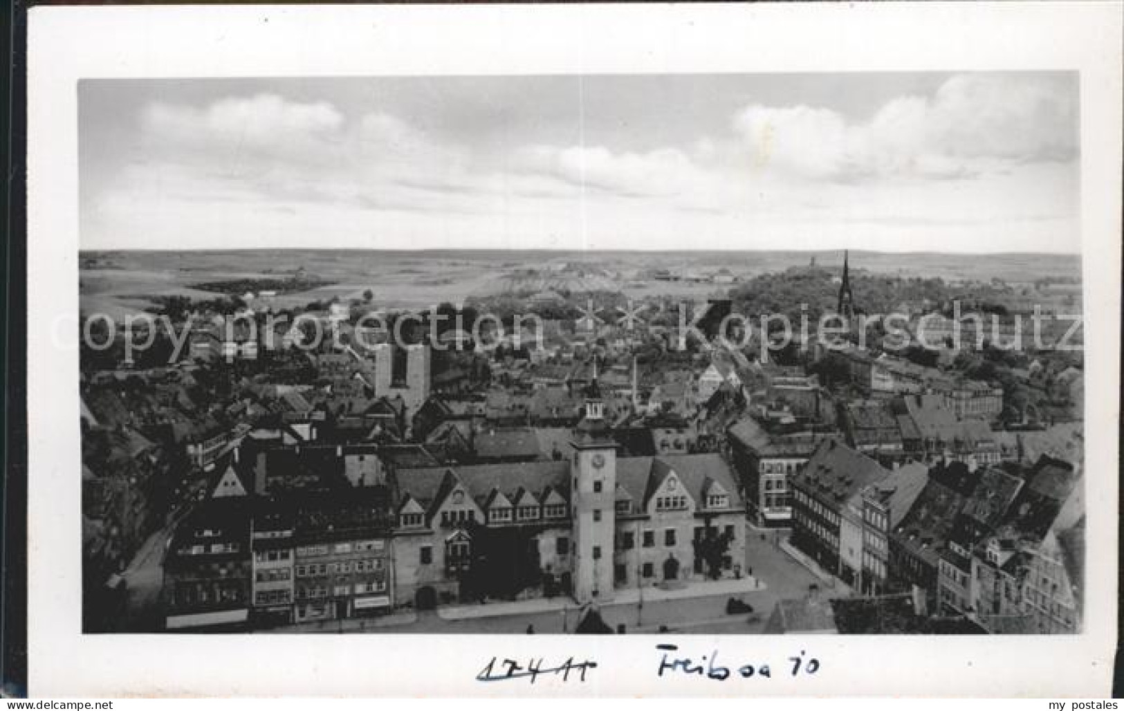 Freiberg Sachsen Stadtansicht