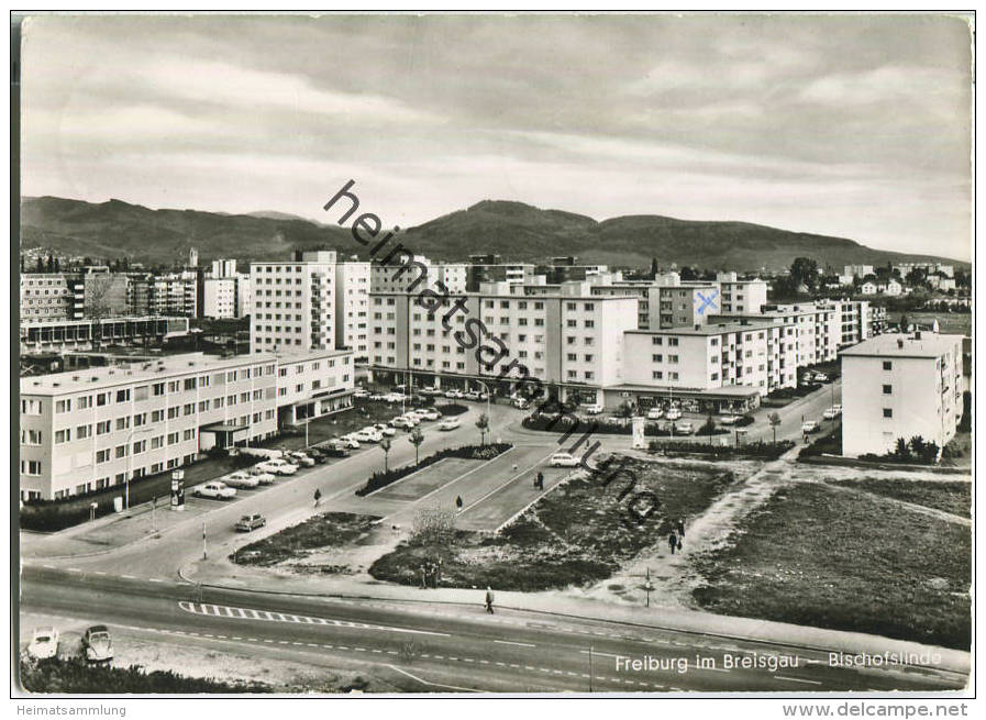 Freiburg - Bischofslinde - Foto-Ansichtskarte Großformat - Verlag Heinz Weber Freiburg