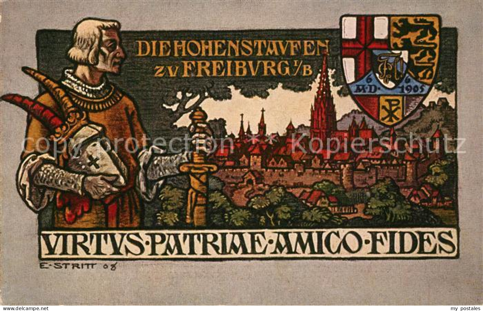 Freiburg Breisgau Die Hohenstaufen zu Freiburg