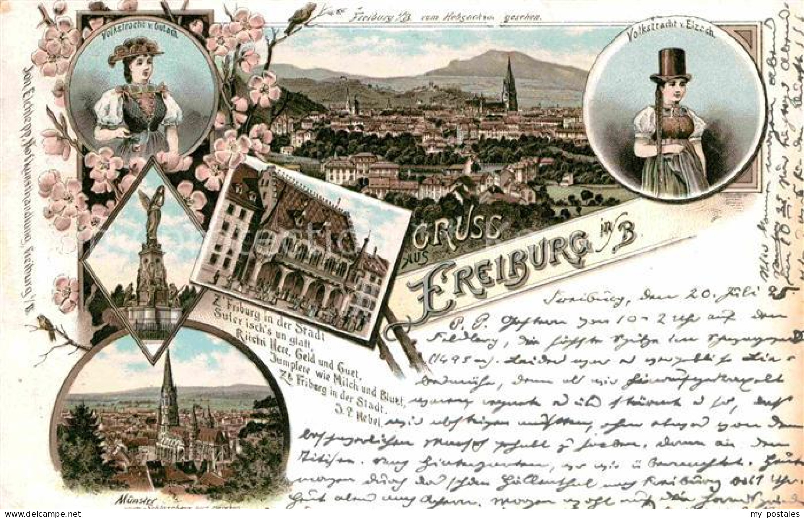 Freiburg Breisgau Trachten Gutach und Elzach Muenster