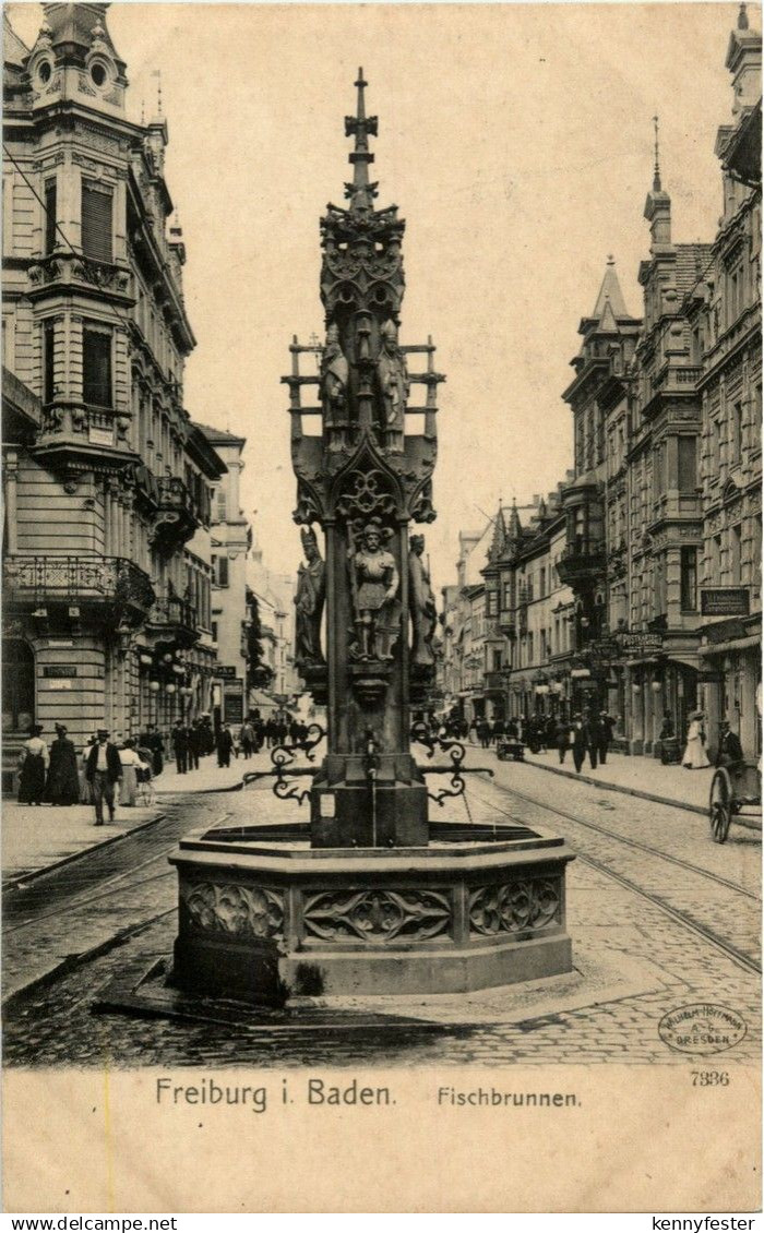 Freiburg - Fischbrunnen