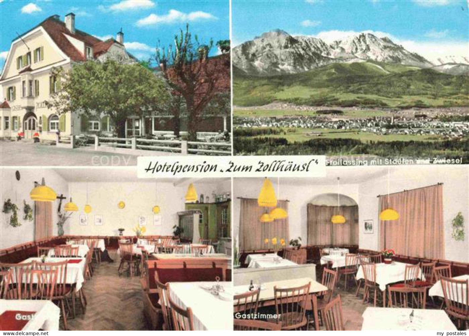 Freilassing Hotel Pension Zum Zollhaeusl Freilassing Gaststube Gastzimmer