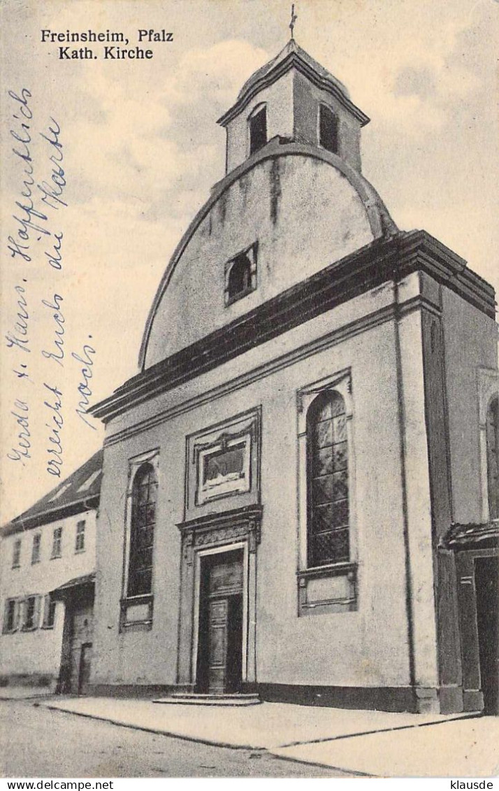 Freinsheim (Pfalz) - Kath.Kirche gel.1926 Sammlerbeleg