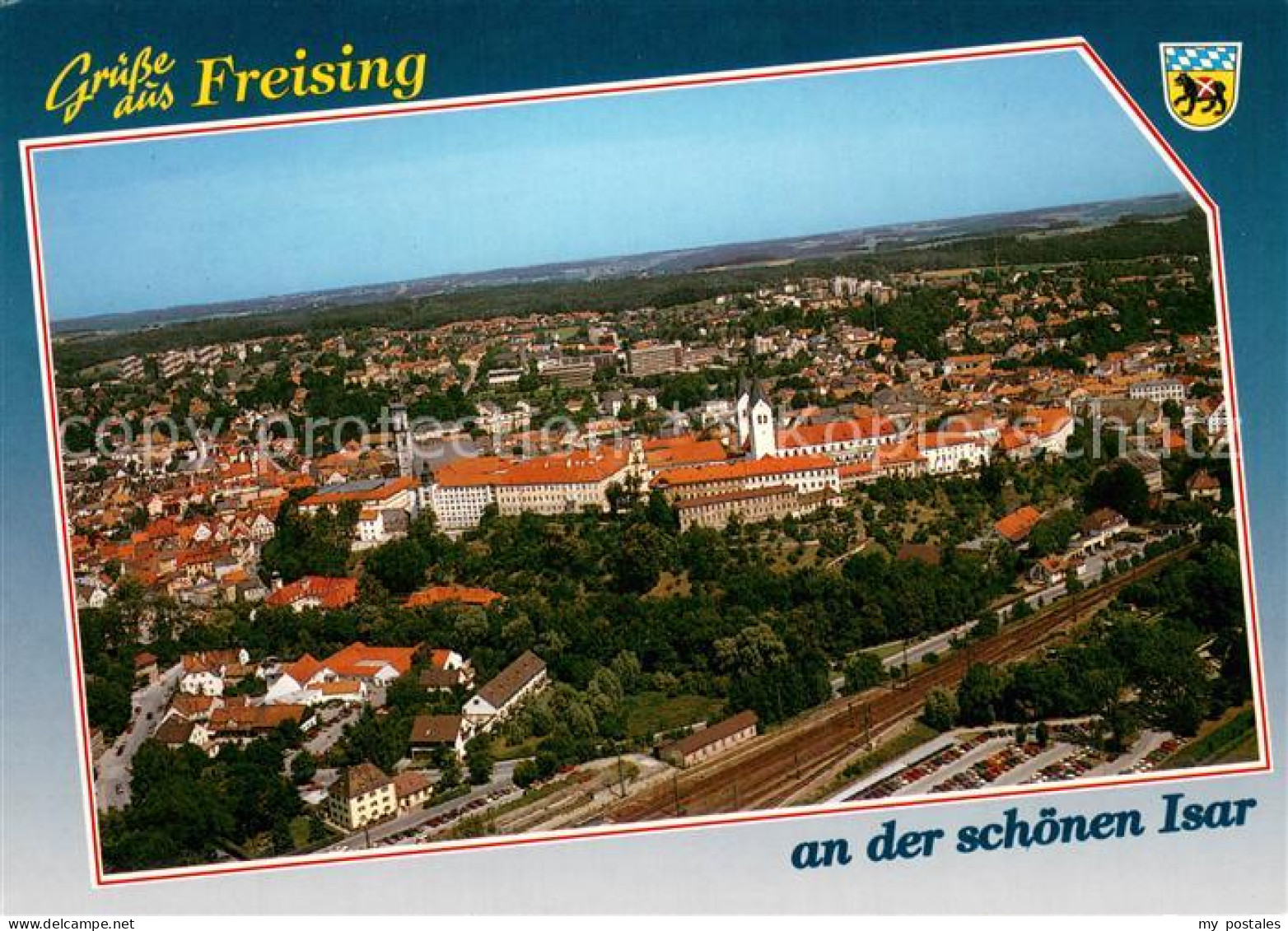 Freising Oberbayern Fliegeraufnahme