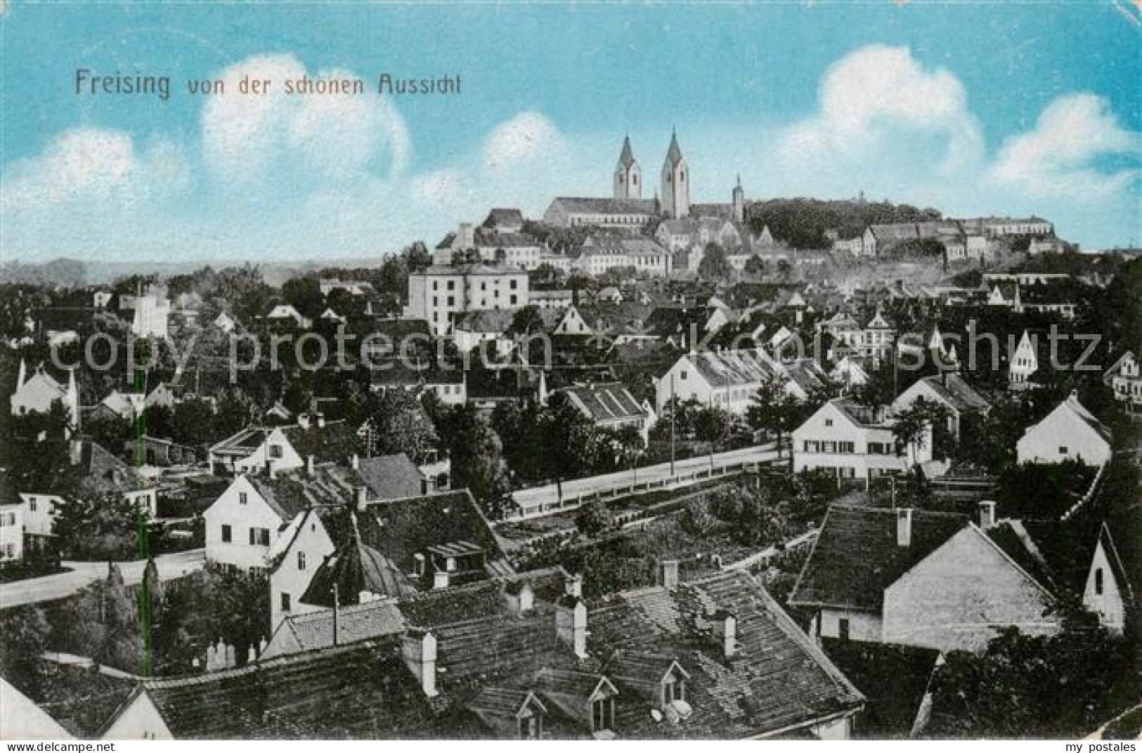 Freising Oberbayern Gesamtansicht
