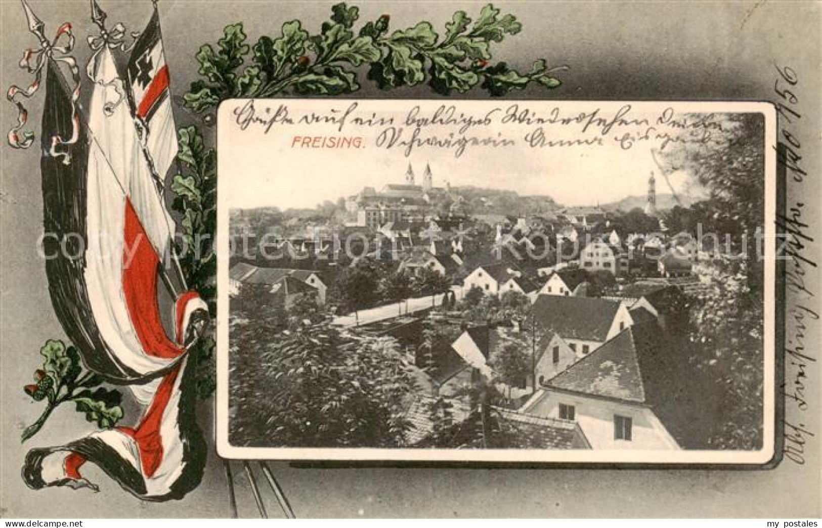 Freising Oberbayern Gesamtansicht