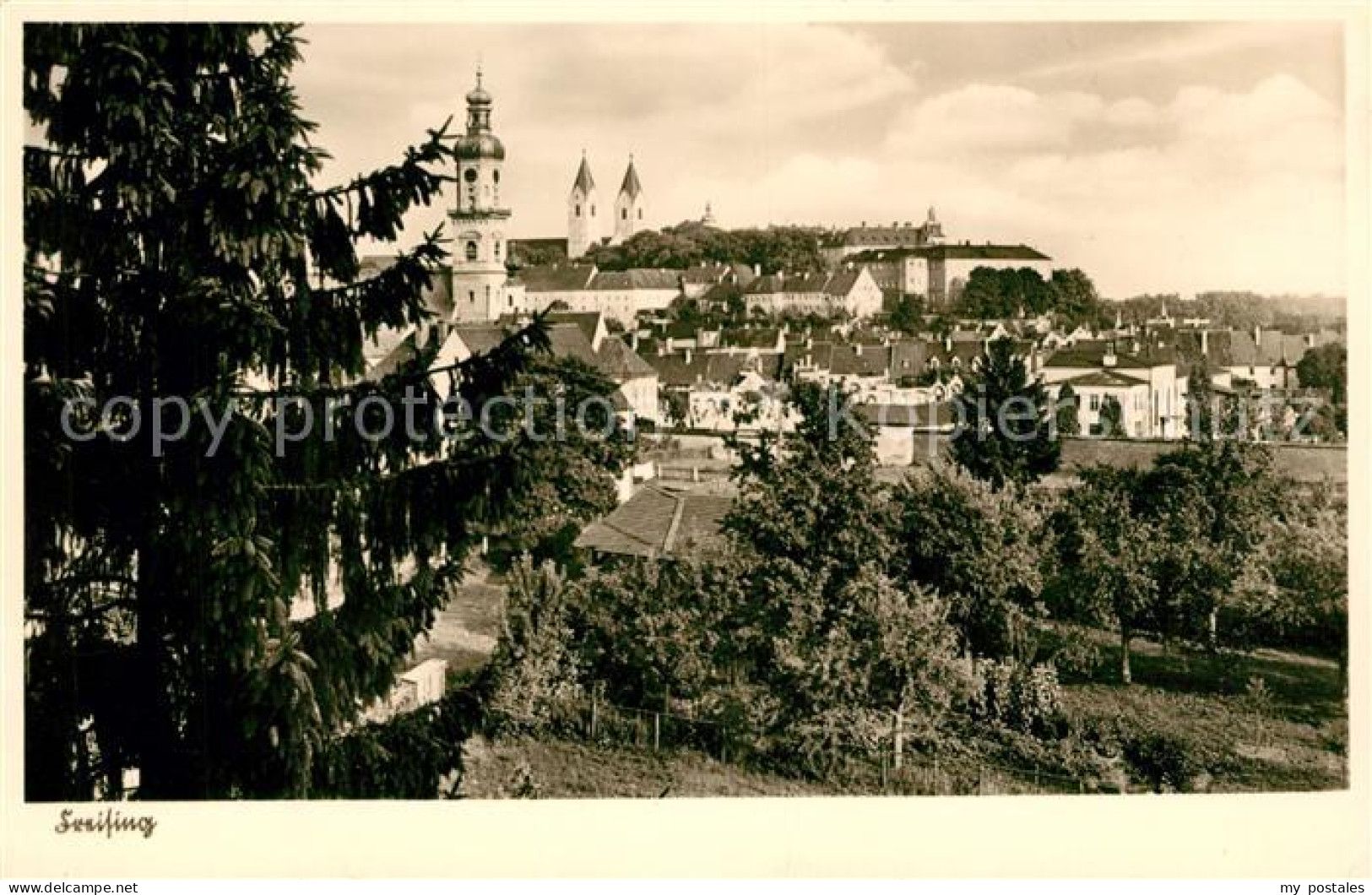 Freising Oberbayern Panorama