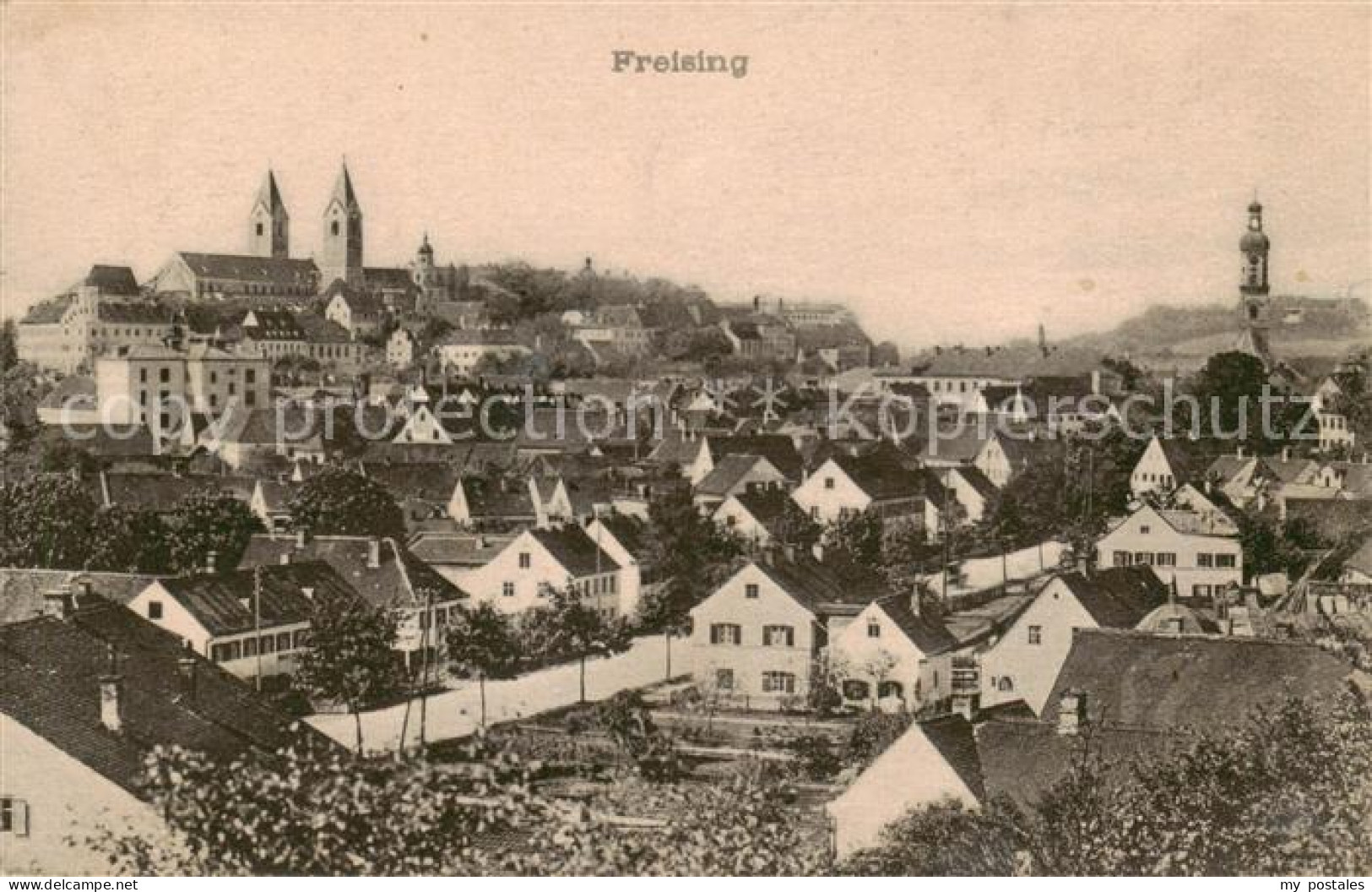 Freising Oberbayern Panorama
