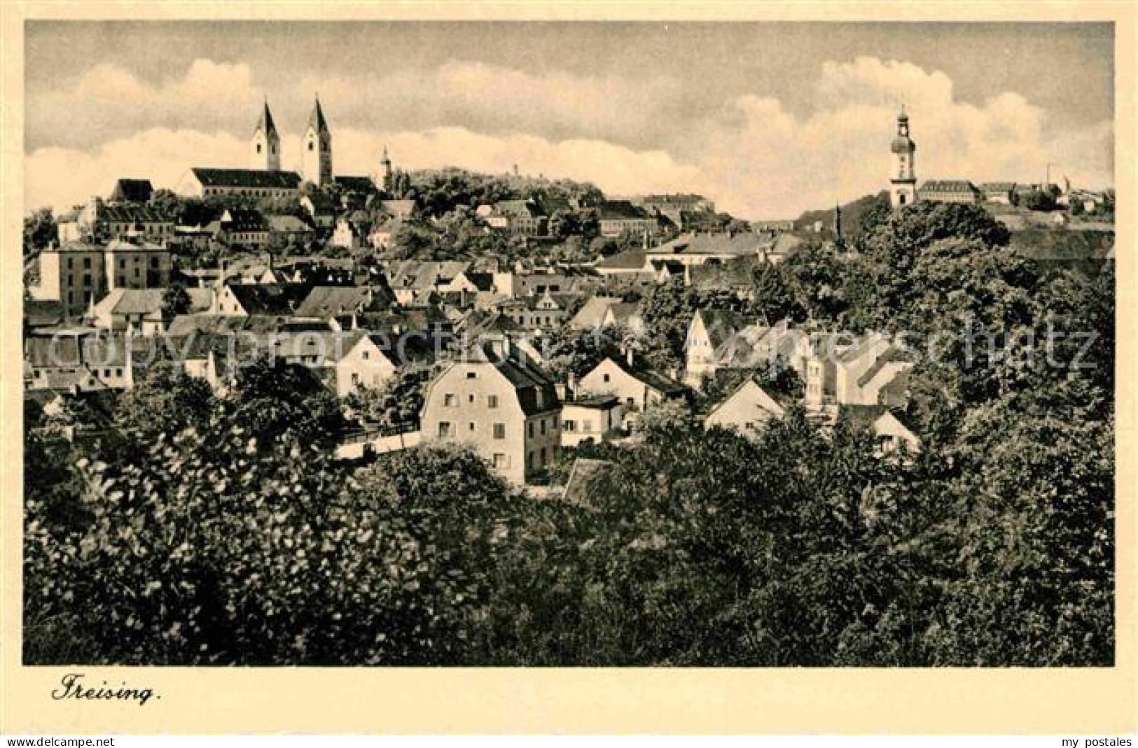 Freising Oberbayern Panorama