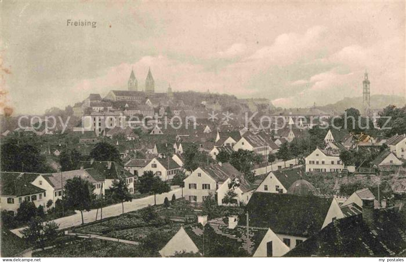 Freising Oberbayern Panorama