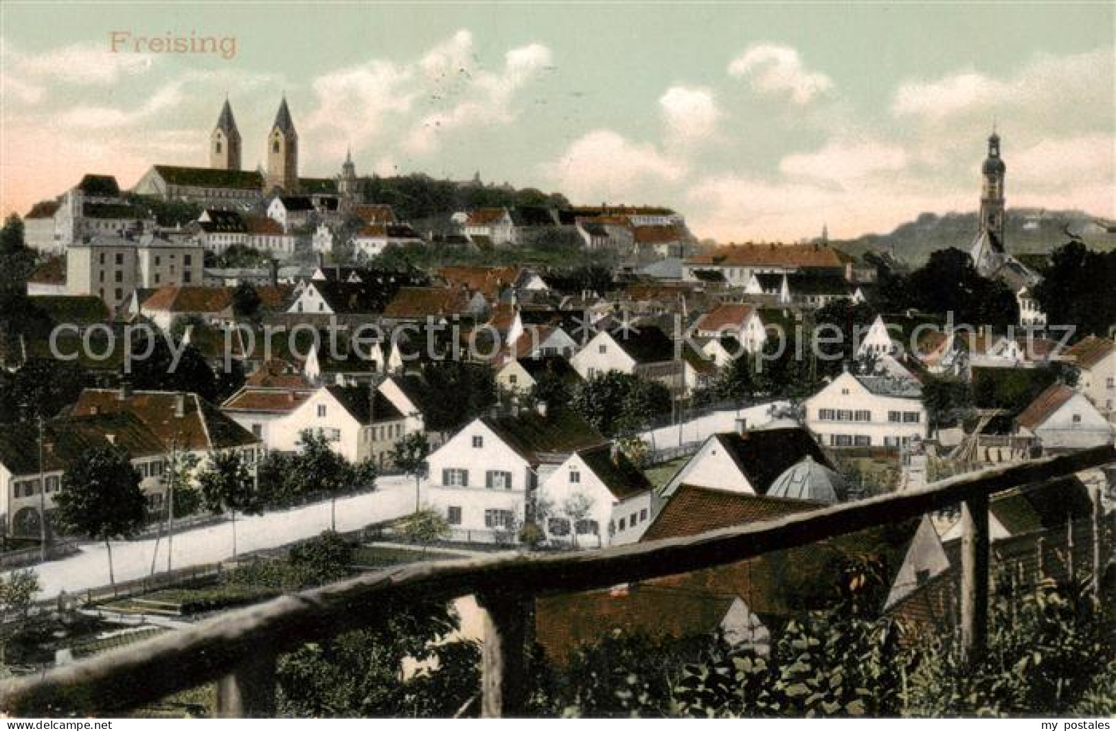 Freising Oberbayern Teilansicht
