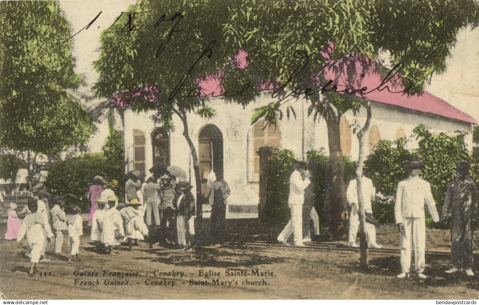 french guinea, CONAKRY, Saint Mary's Church (1910s) Postcard