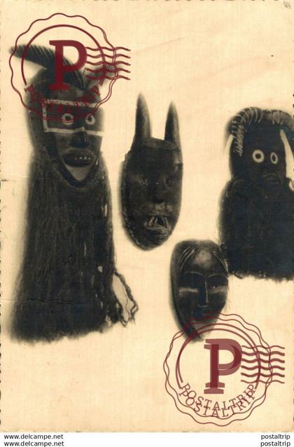 AFRICA. Guinée Française N'Zerekore Pays des masques