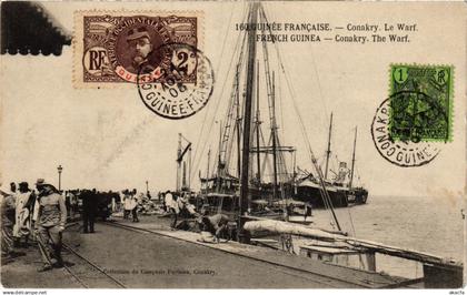 PC CONAKRY THE WARF FRENCH GUINEE GUINEA (a35856)