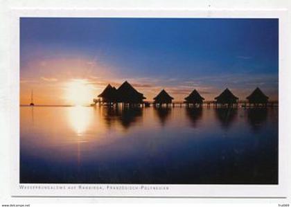 AK 045260 FRENCH POLYNESIA - Wasserbungalows auf Rangiroa