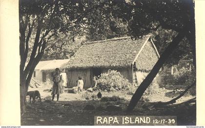 RAPA ITI, Byrd Antarctic Expedition III (1939) French Polynesia RPPC Postcard (3