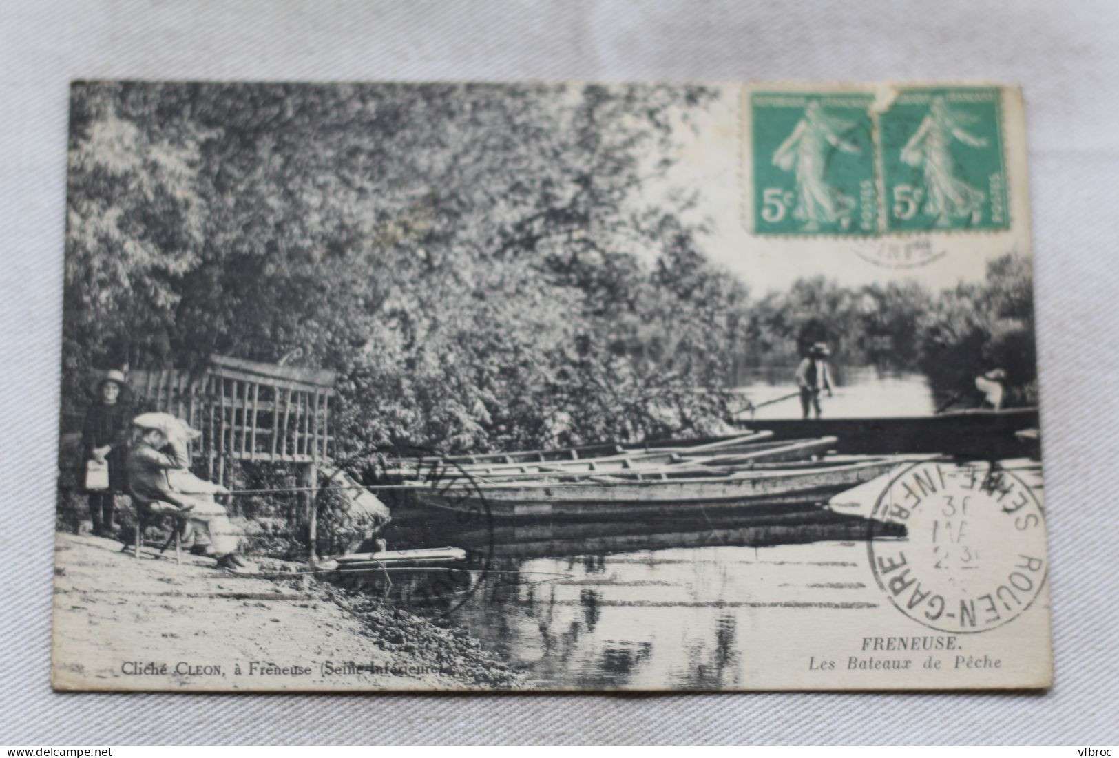 Freneuse, les bateaux de pêche, Seine Maritime 76
