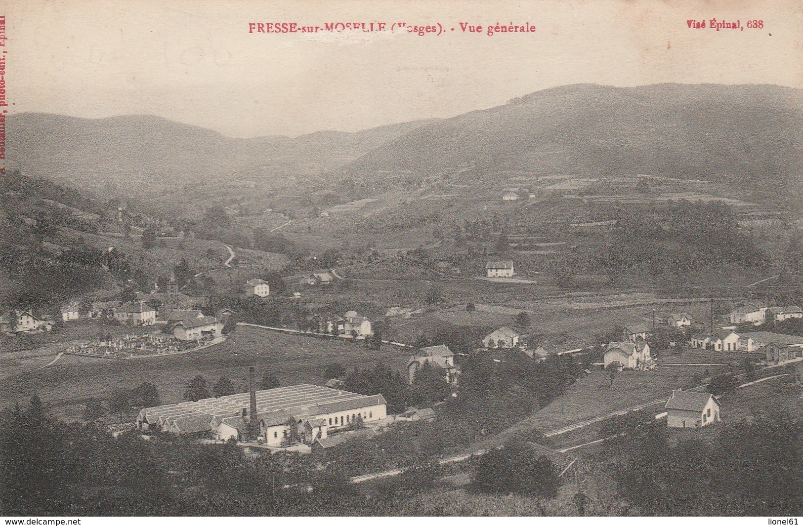 FRESSE SUR MOSELLE : (88) Vue générale