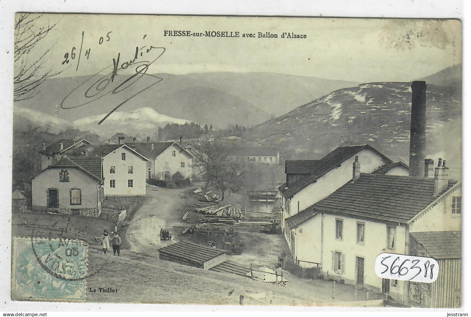 FRESSE-SUR-MOSELLE- AVEC BALLON D ALSACE