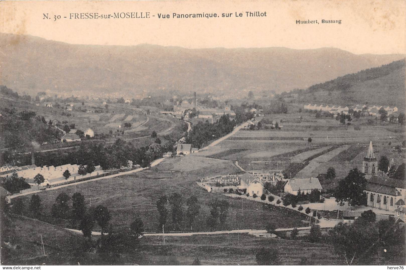 FRESSE SUR MOSELLE - Vue panoramique sur le Thillot