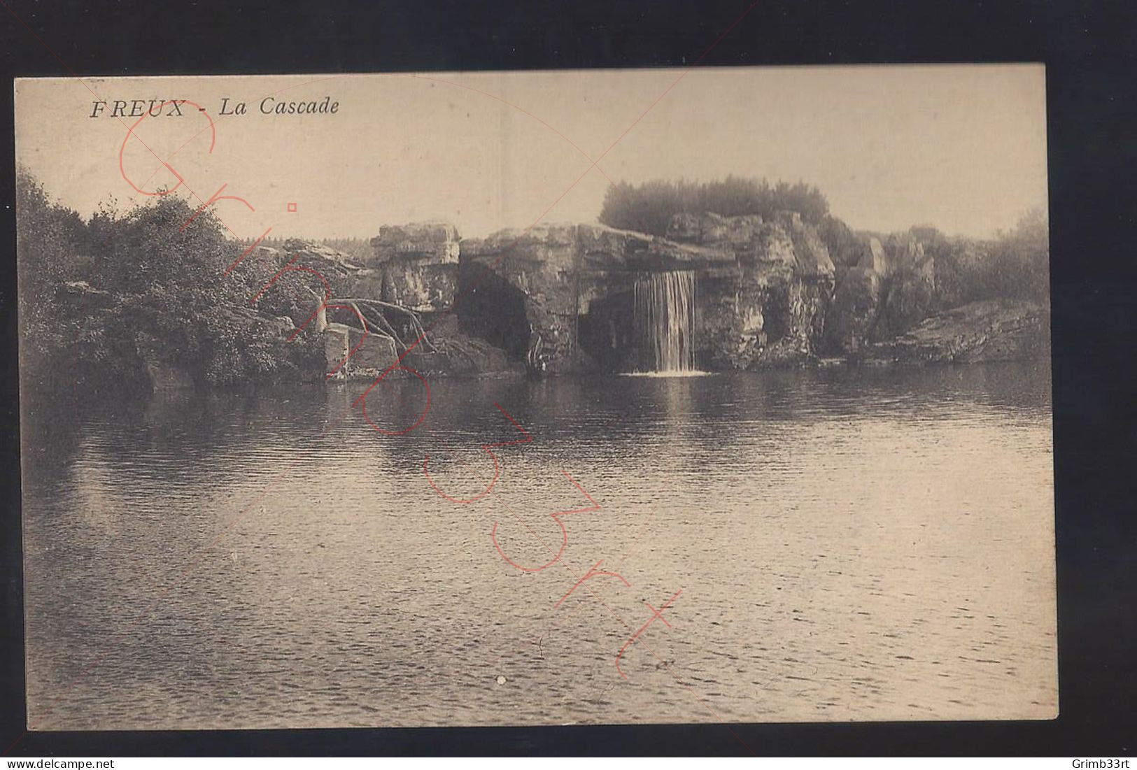 Freux - La Cascade - postkaart
