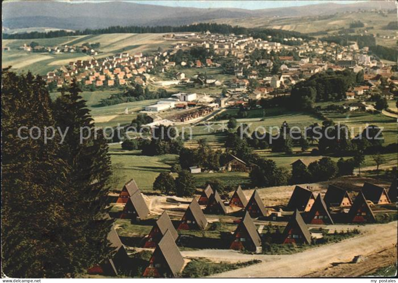 Freyung Freyung-Grafenau Bayern Blick vom Geyersberg