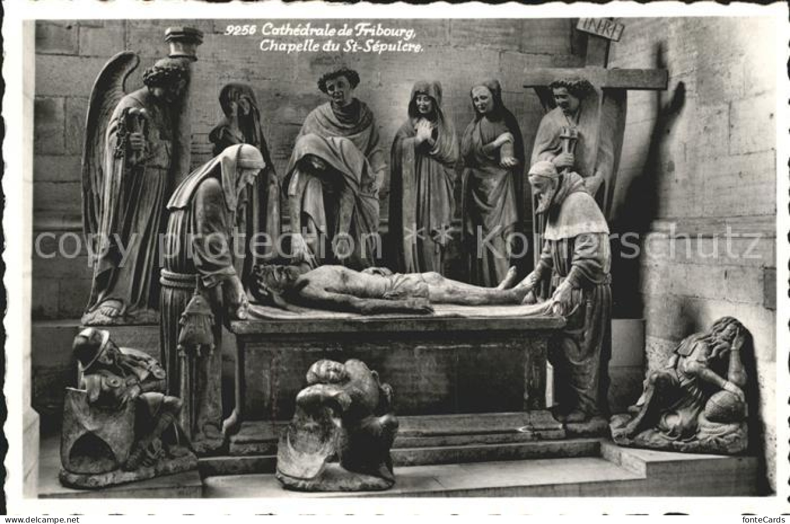 Fribourg FR Cathedrale de Fribourg Chapelle du St Sepulcre