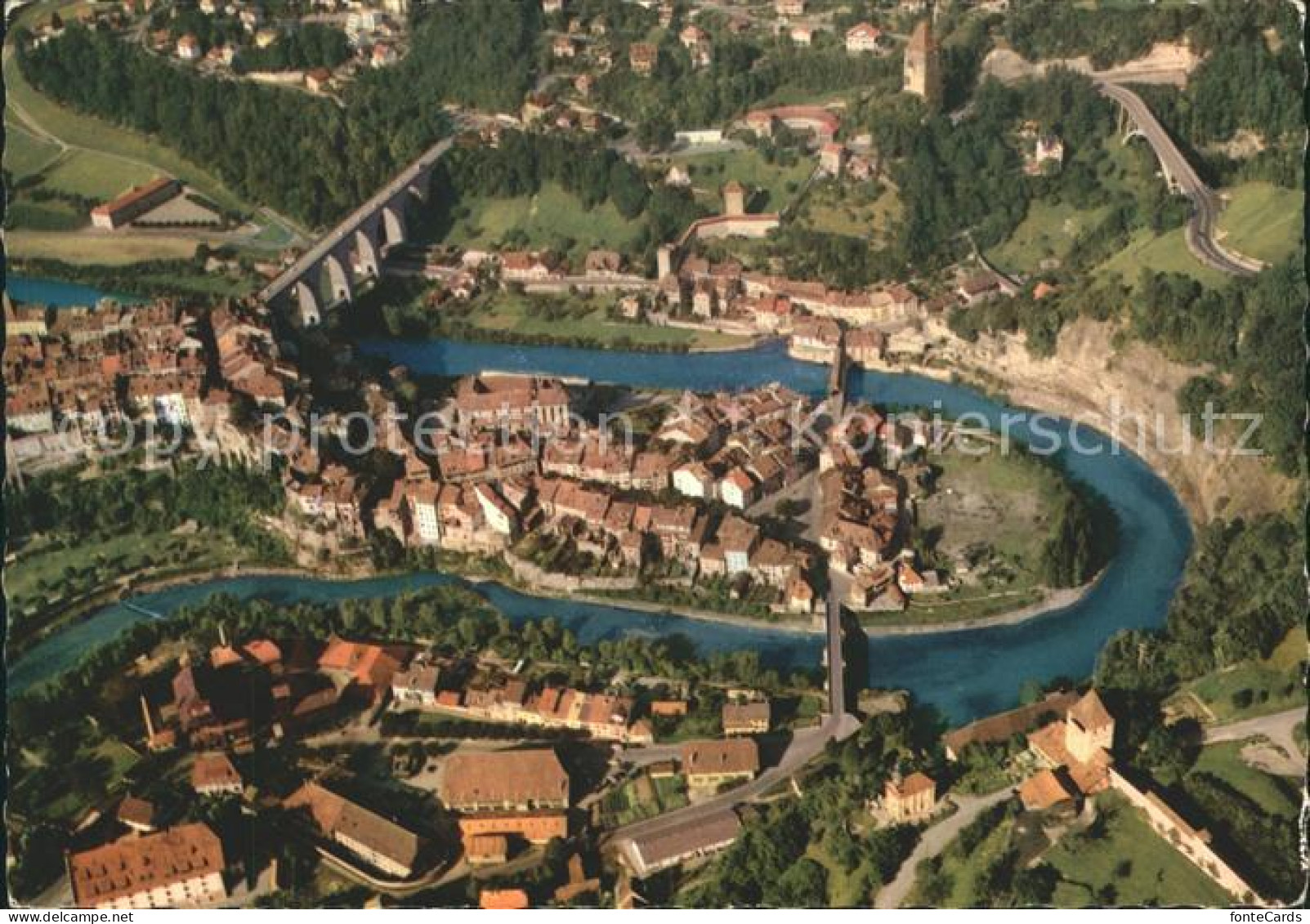 Fribourg FR Fliegeraufnahme
