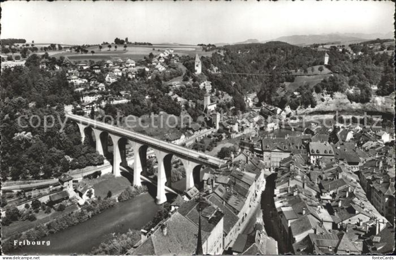 Fribourg FR Fliegeraufnahme