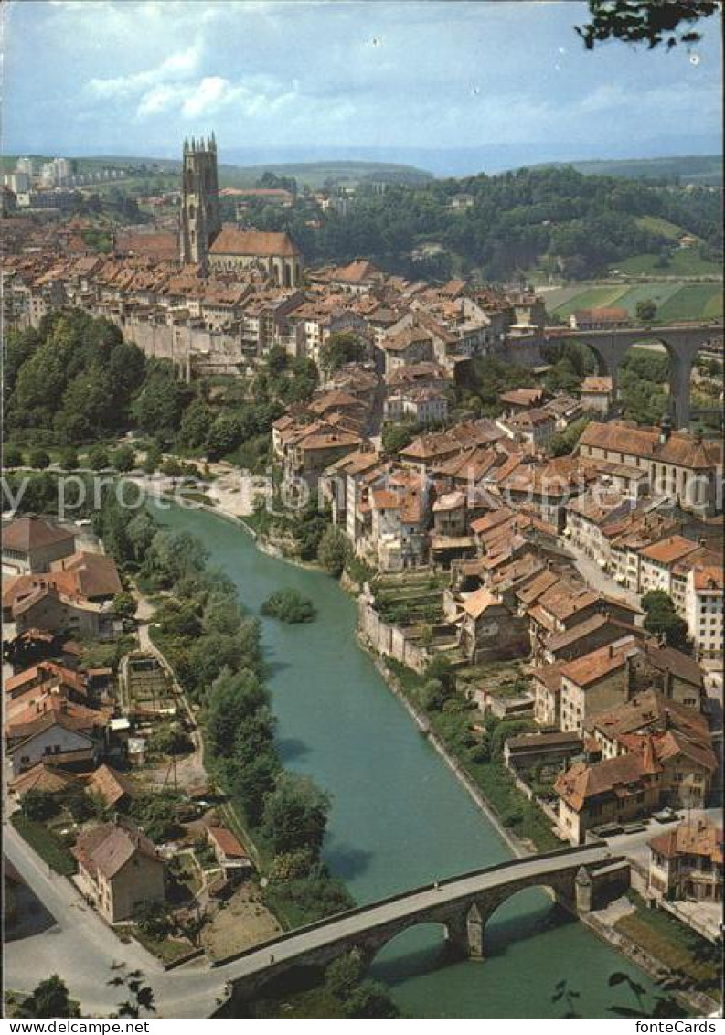 Fribourg FR Fliegeraufnahme