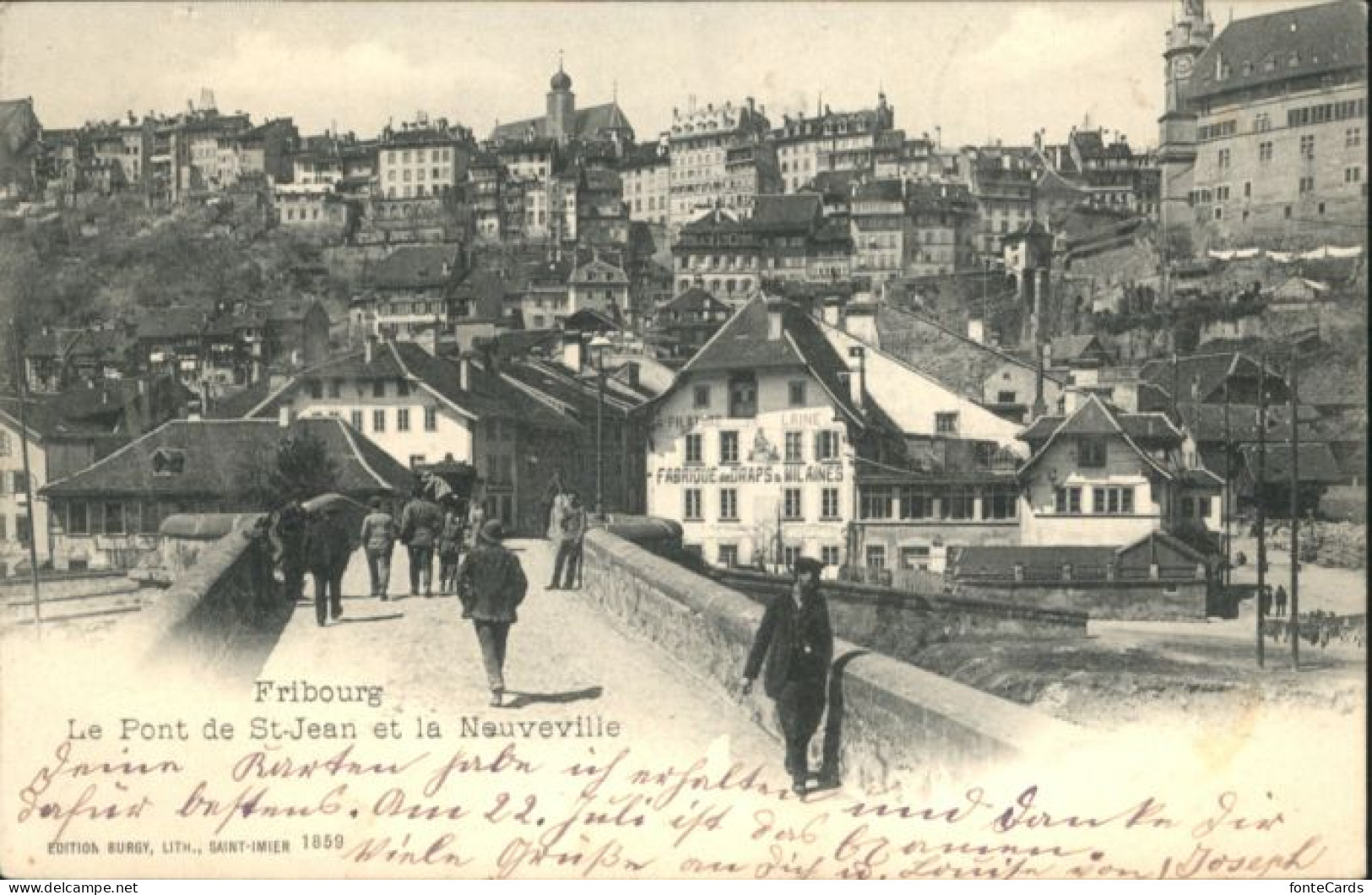 Fribourg FR Fribourg Pont St Jean Neuveville