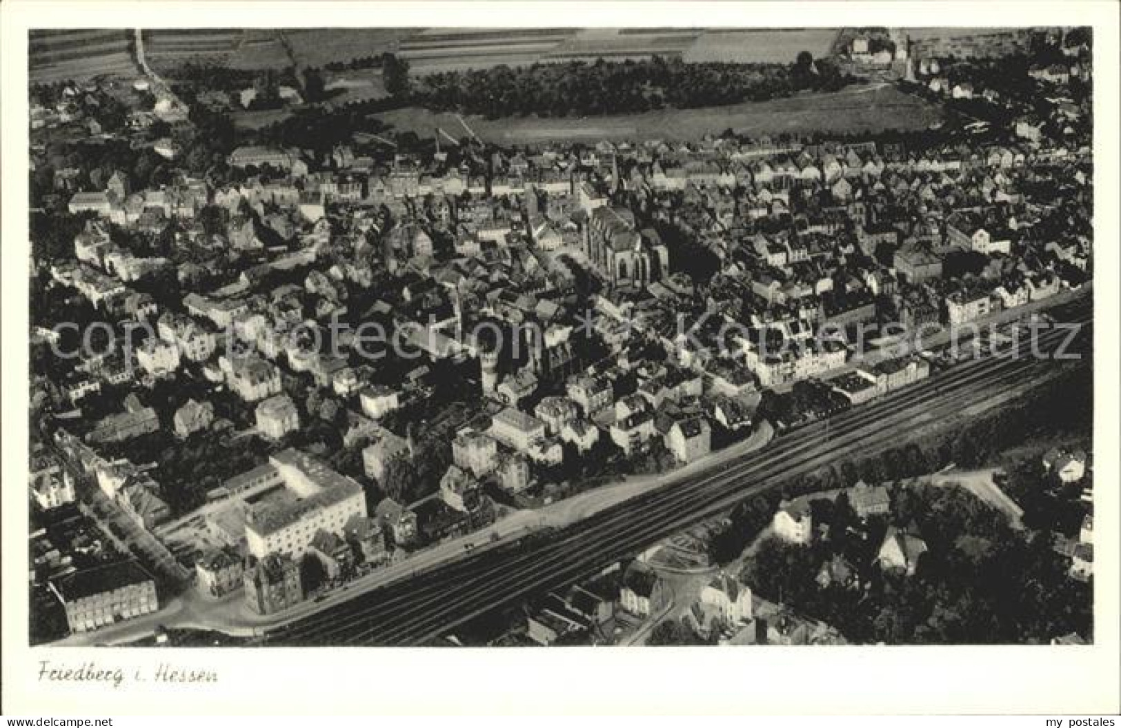 Friedberg Hessen Fliegeraufnahme