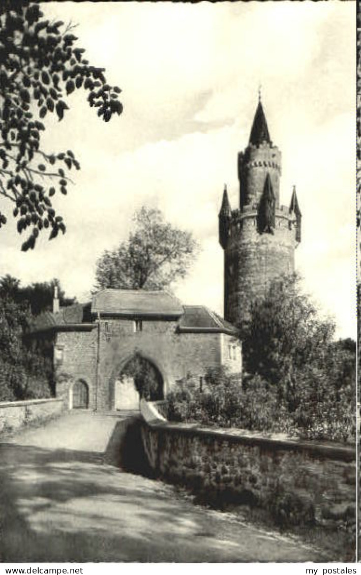 Friedberg Hessen Friedberg Turm ungelaufen ca. 1955