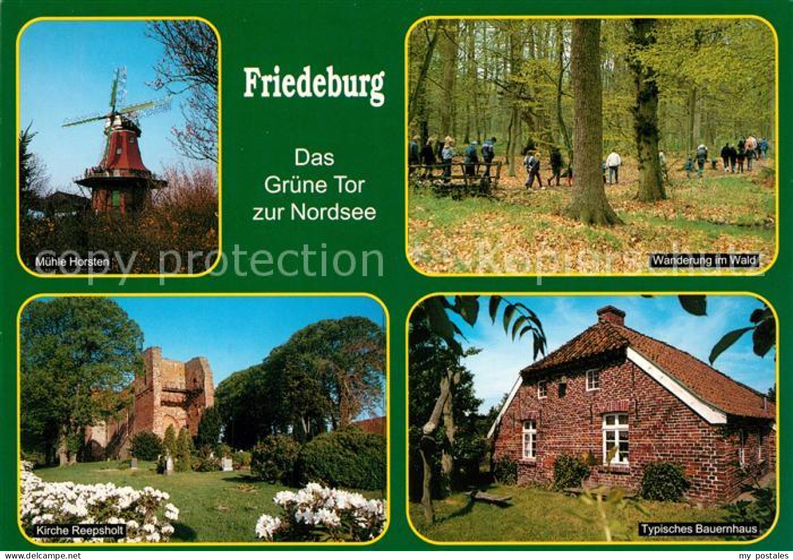 Friedeburg Ostfriesland Bauernhaus Kirche Reepsholt Muehle Horsten