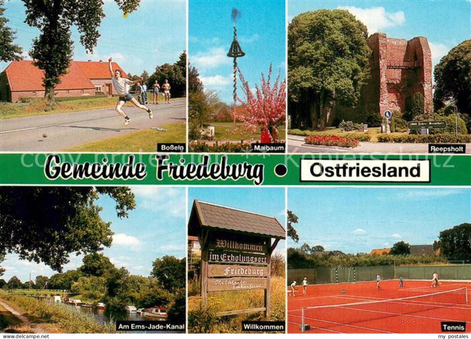 Friedeburg Ostfriesland Bosseln Maibaum Reepsholt Ems-Jade-Kanal Tennisplatz