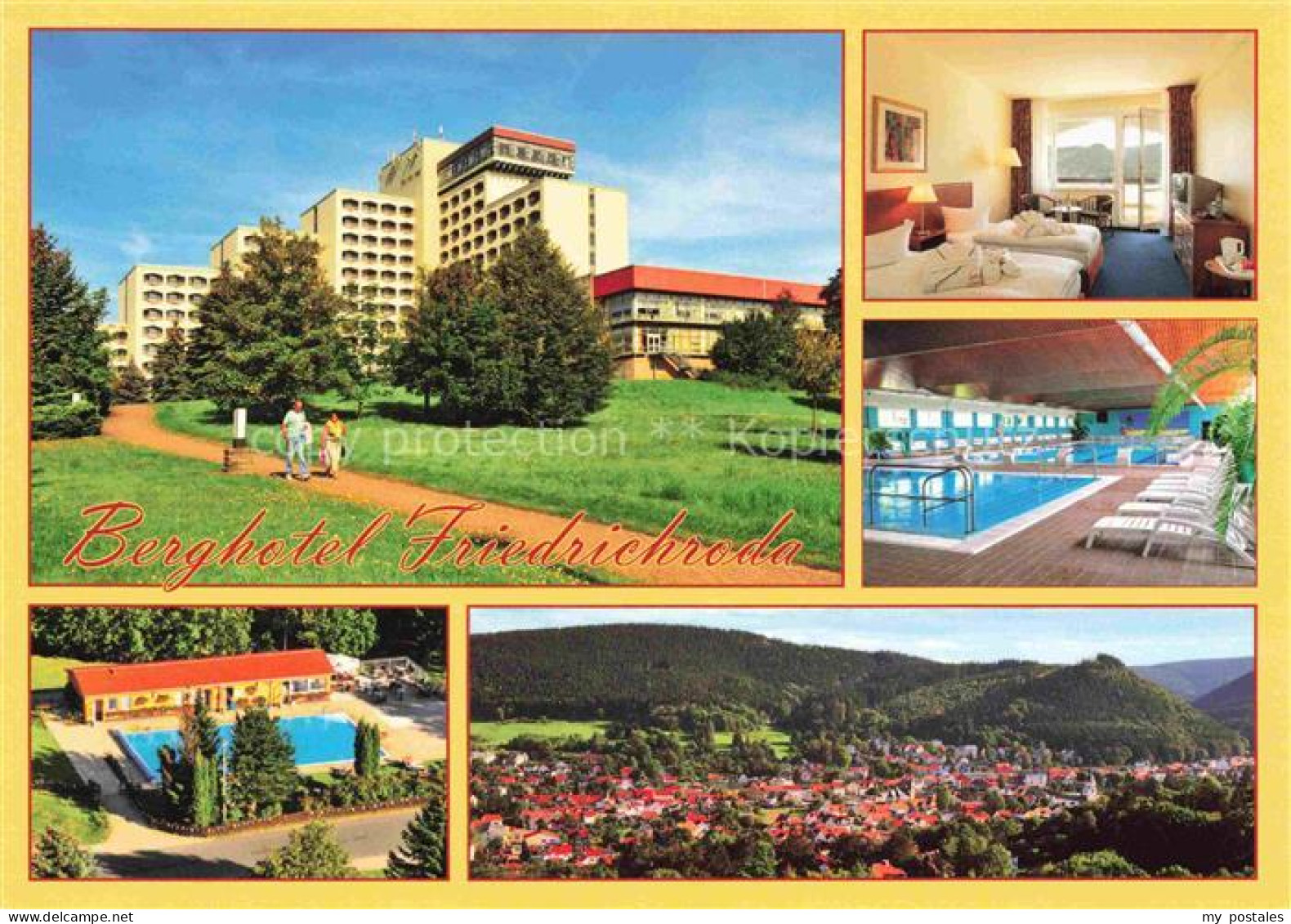 Friedrichroda Thueringen Berghotel-Friedrichroda Hallenbad Aussenpool Hotelzimme