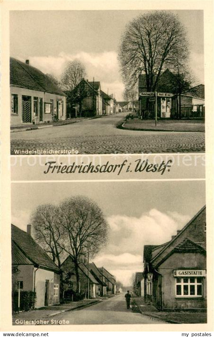 Friedrichsdorf Westfalen Windelsbleicherstrasse Guetersloher Strasse