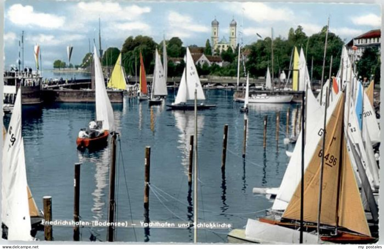 Friedrichshafen Bodensee Friedrichshafen Jachthafen Schlosskirche