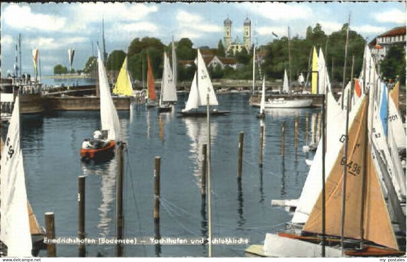 Friedrichshafen Bodensee Friedrichshafen Yachthafen  x 1962