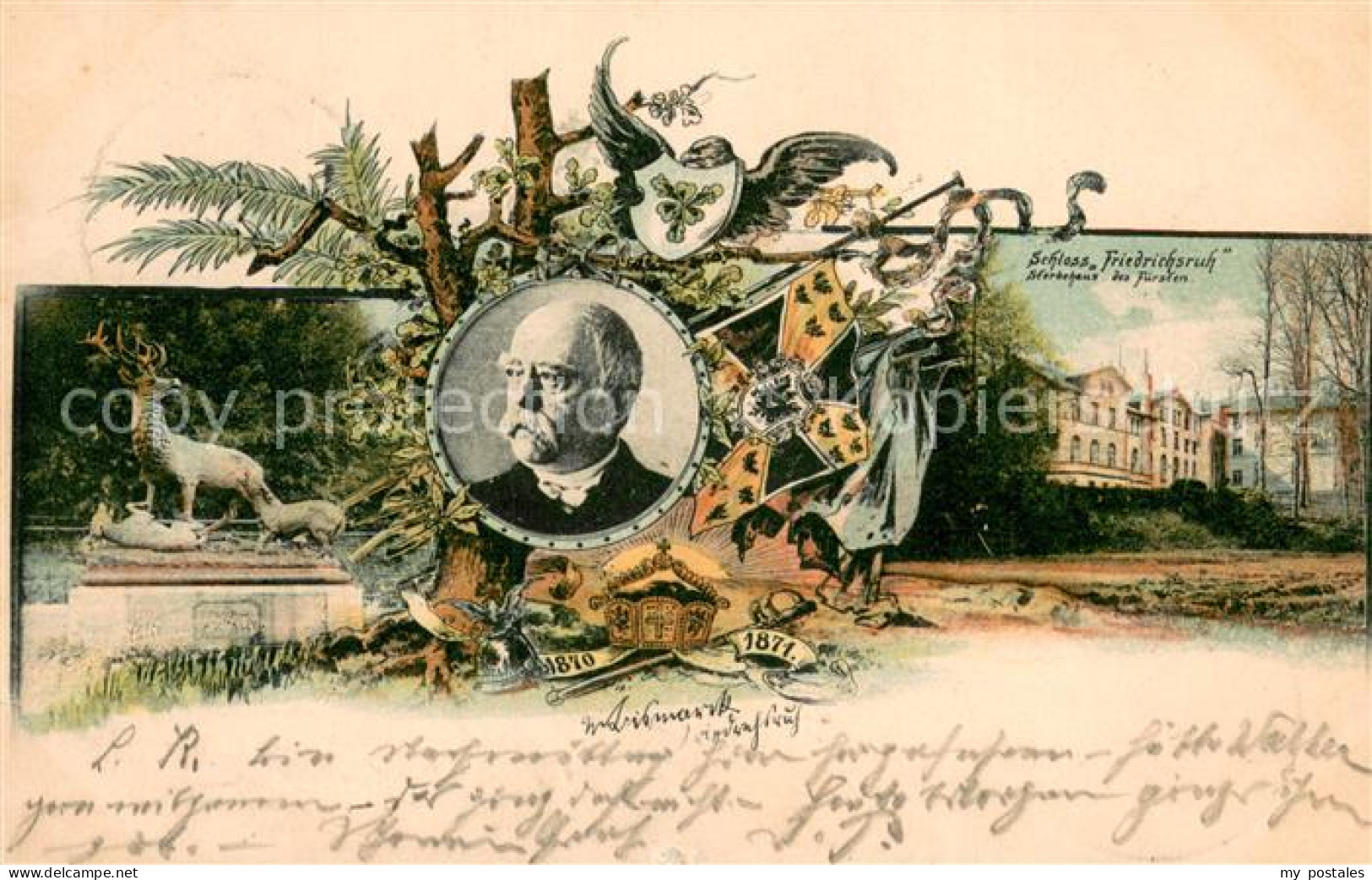 Friedrichsruh Aumuehle Schloss Friedrichsruh u. Otto v. Bismarck