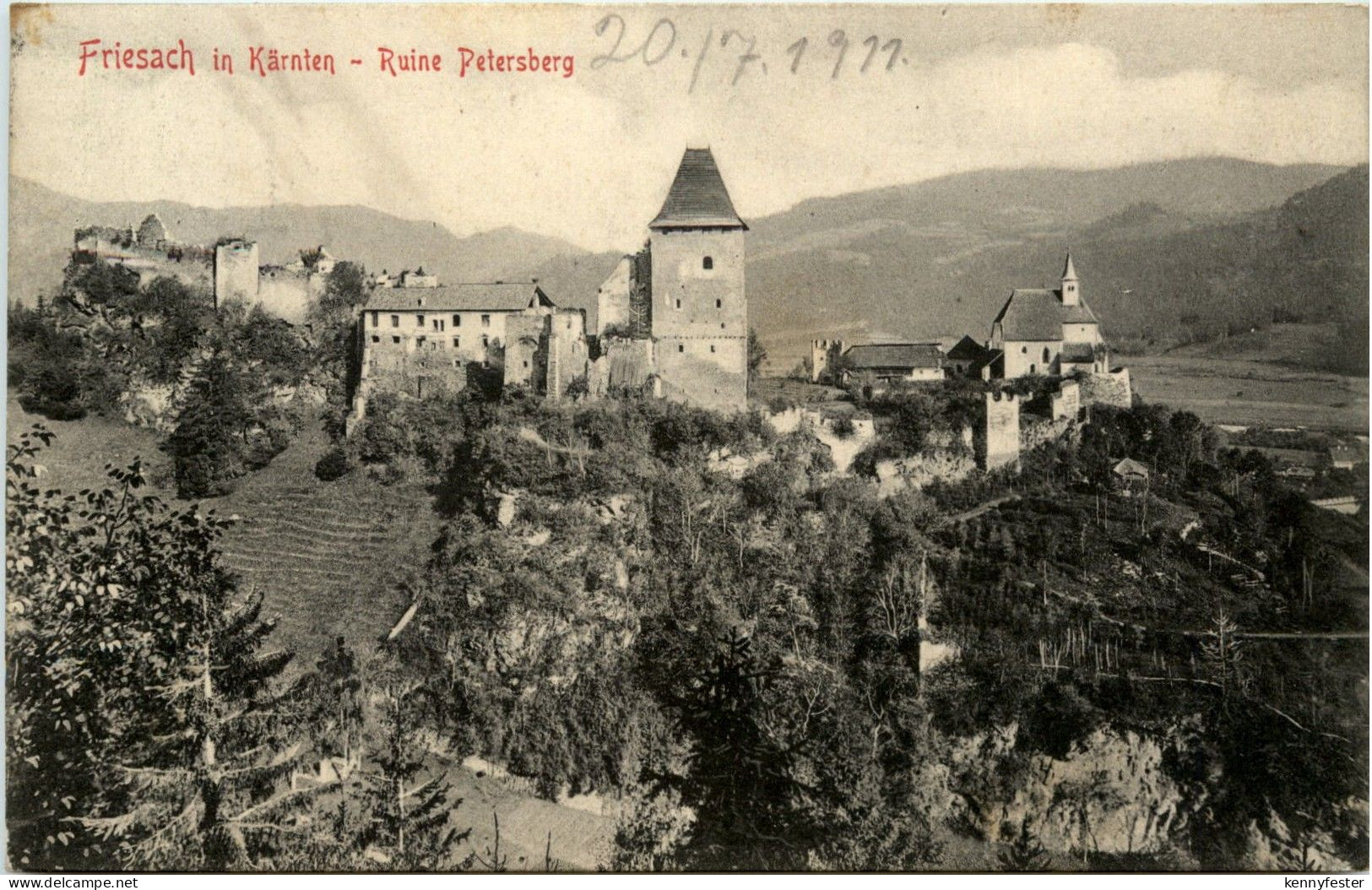 Friesach in Kärnten - ruine Petersberg