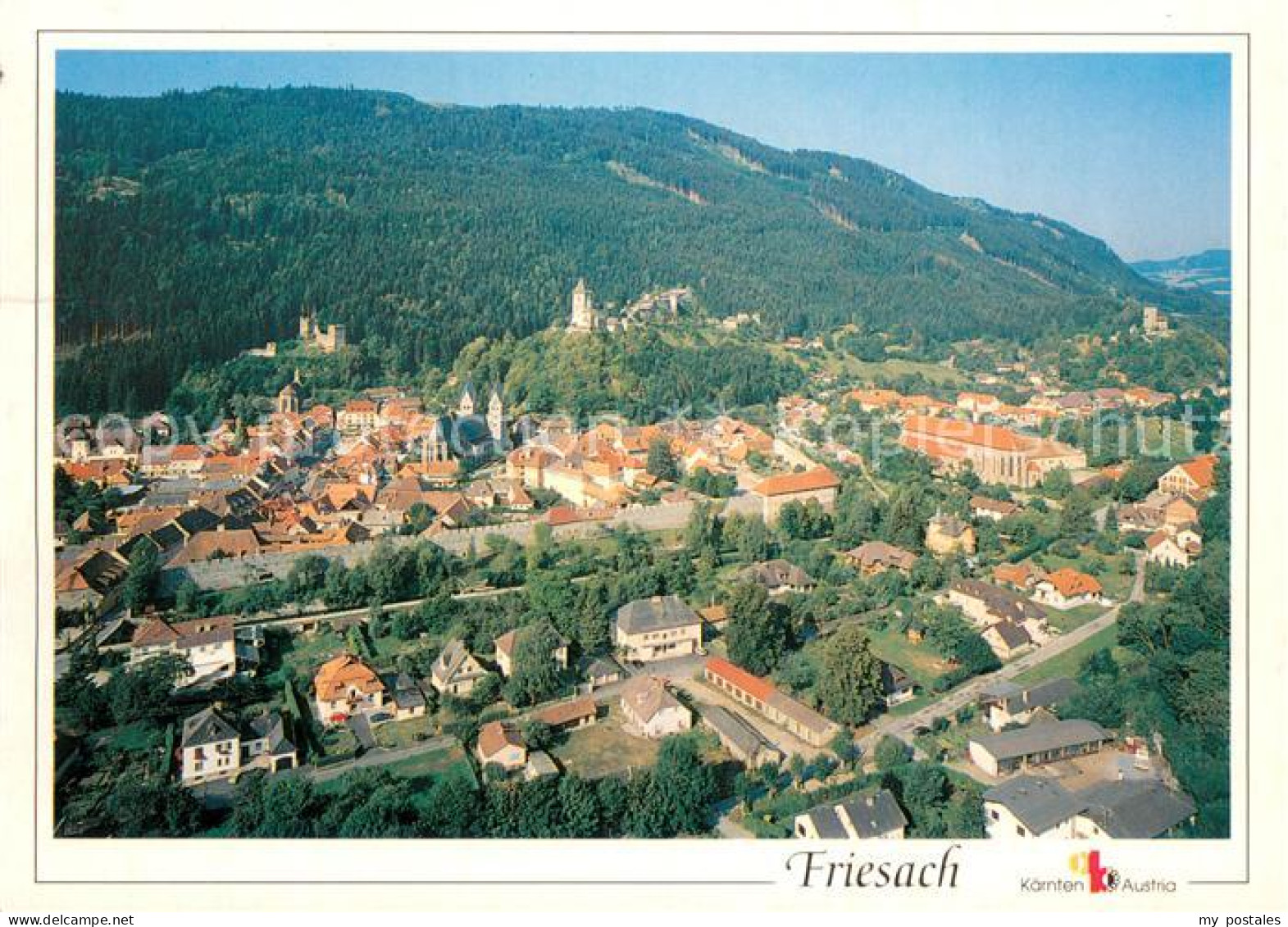Friesach Kaernten Fliegeraufnahme
