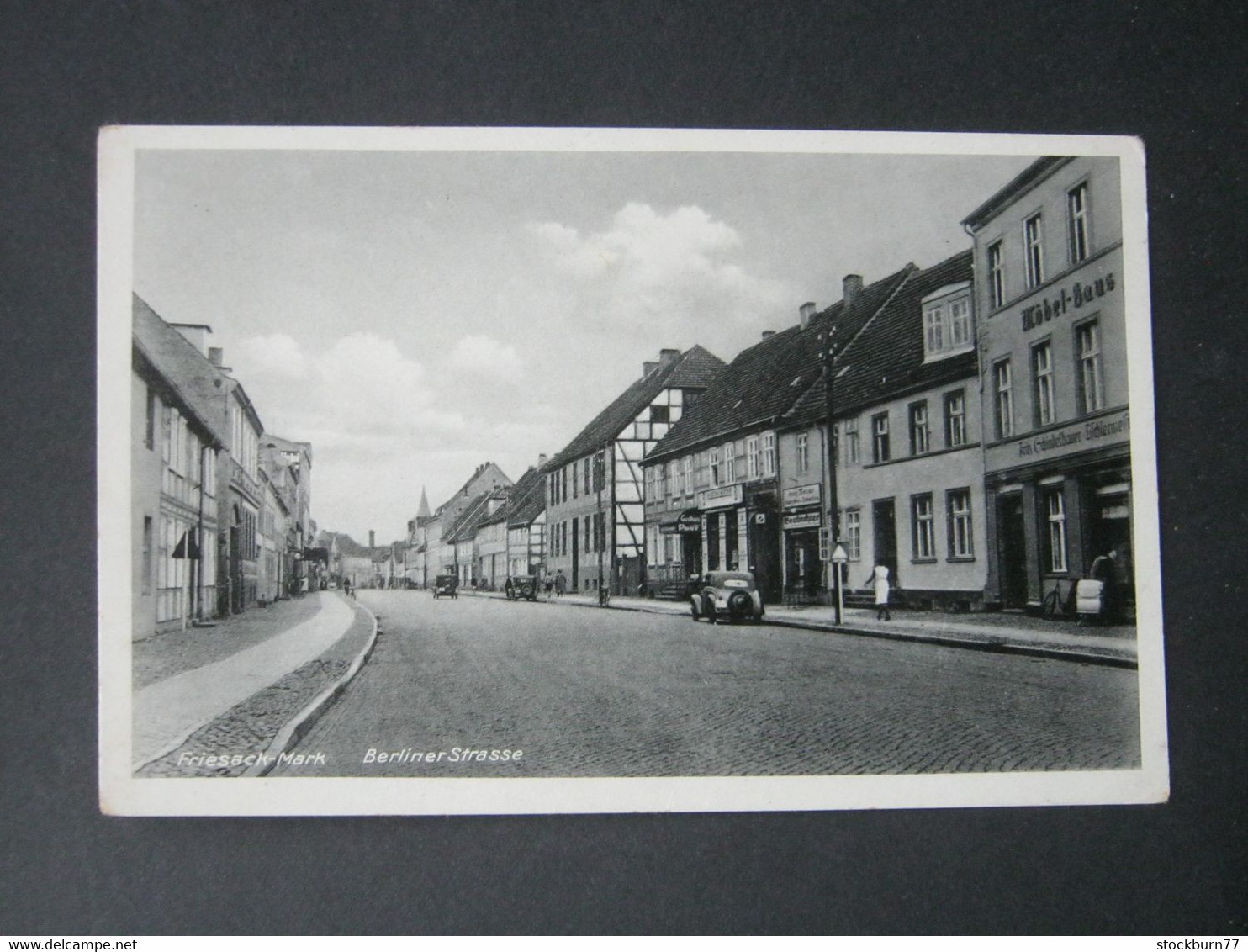 FRIESACK , Strasse   , schöne Karte um 1940