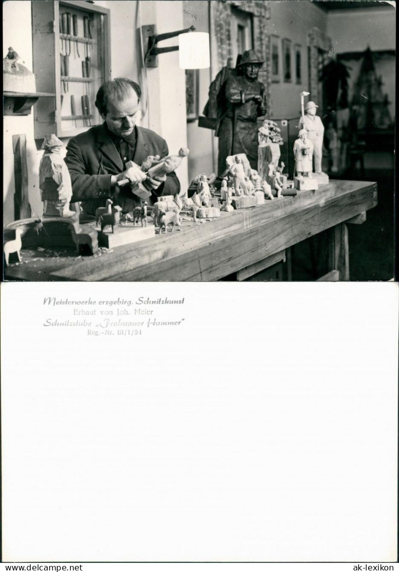 Frohnau-Annaberg-Buchholz  Schnitzer Beruf (Joh. Meier) 1975 Privatfoto
