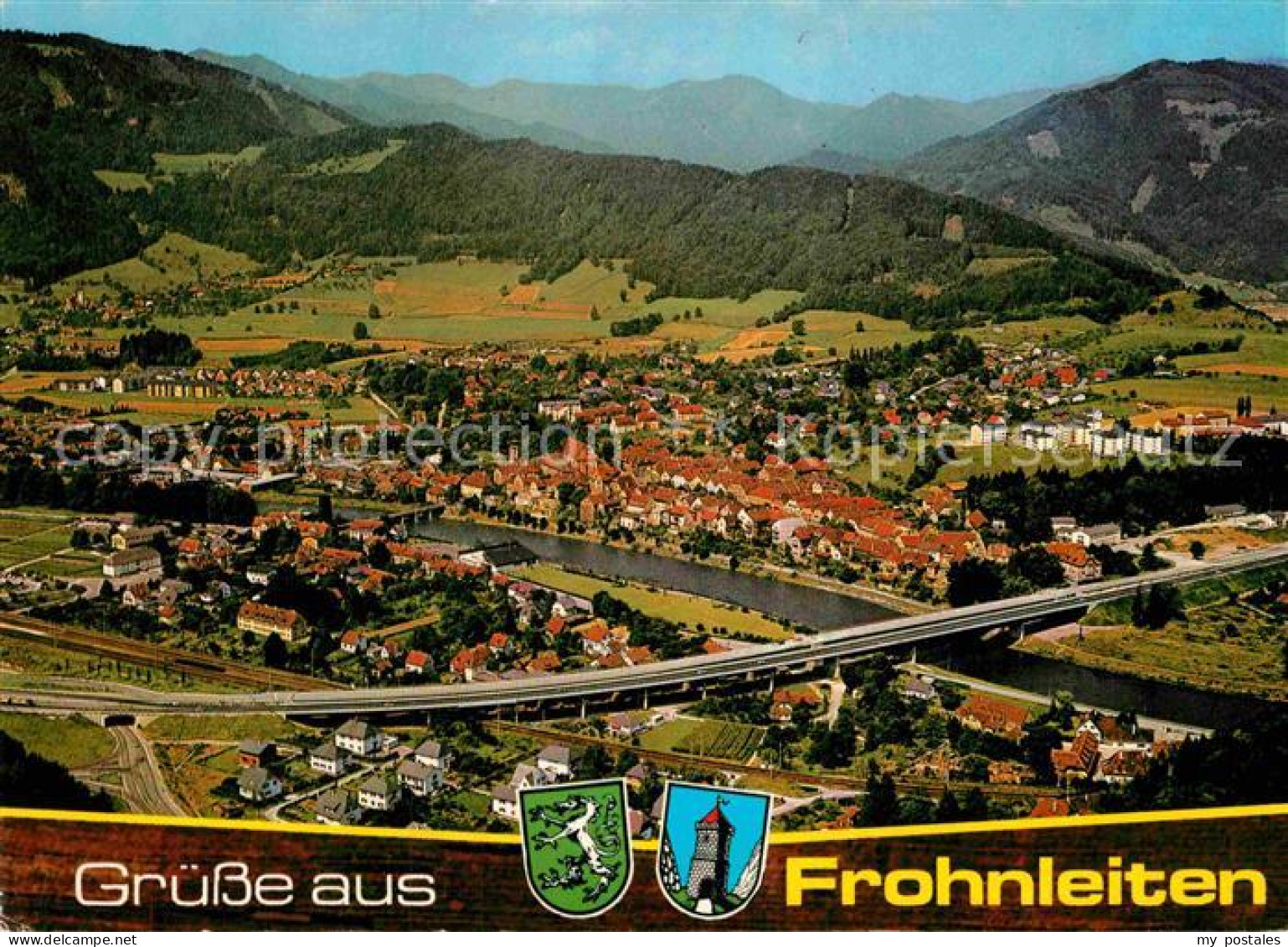 Frohnleiten Alpenpanorama Fliegeraufnahme