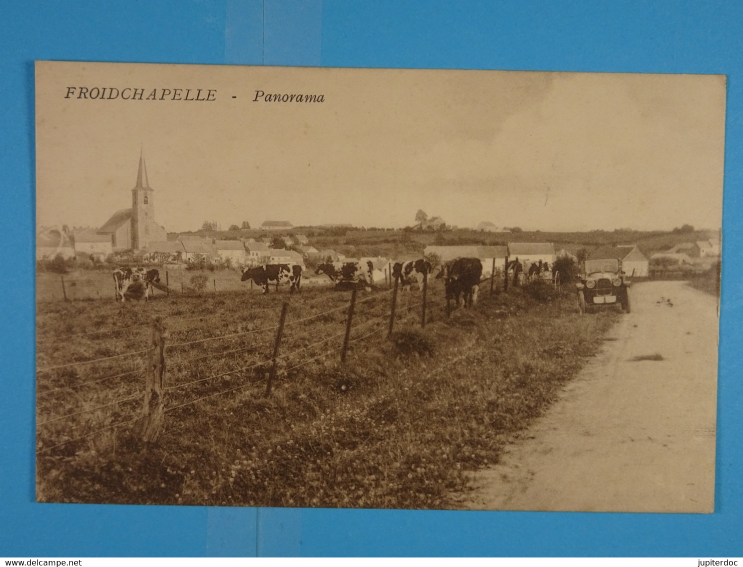 Froidchapelle Panorama (automobile et vaches)