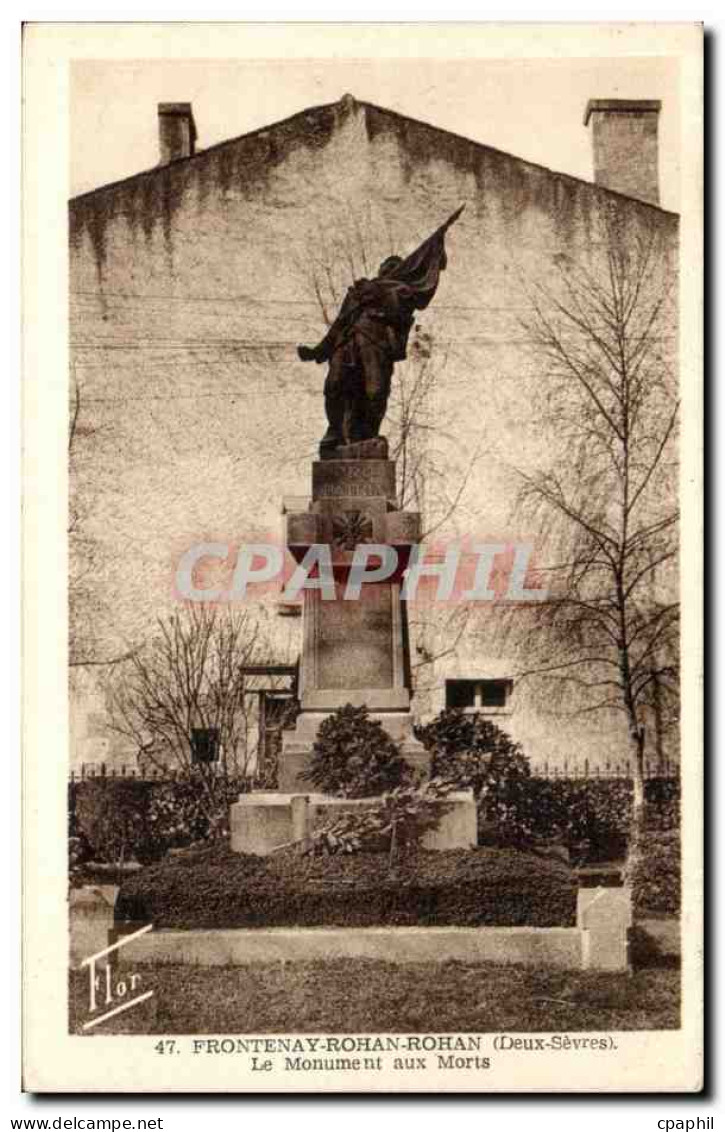 Frontenay Rohan Rohan CPa Le monument aux morts