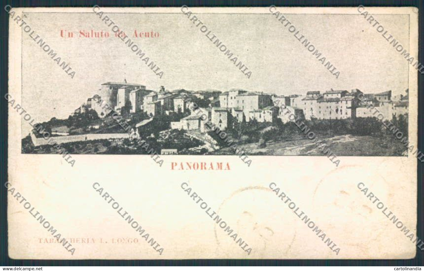 Frosinone Acuto cartolina MV1144