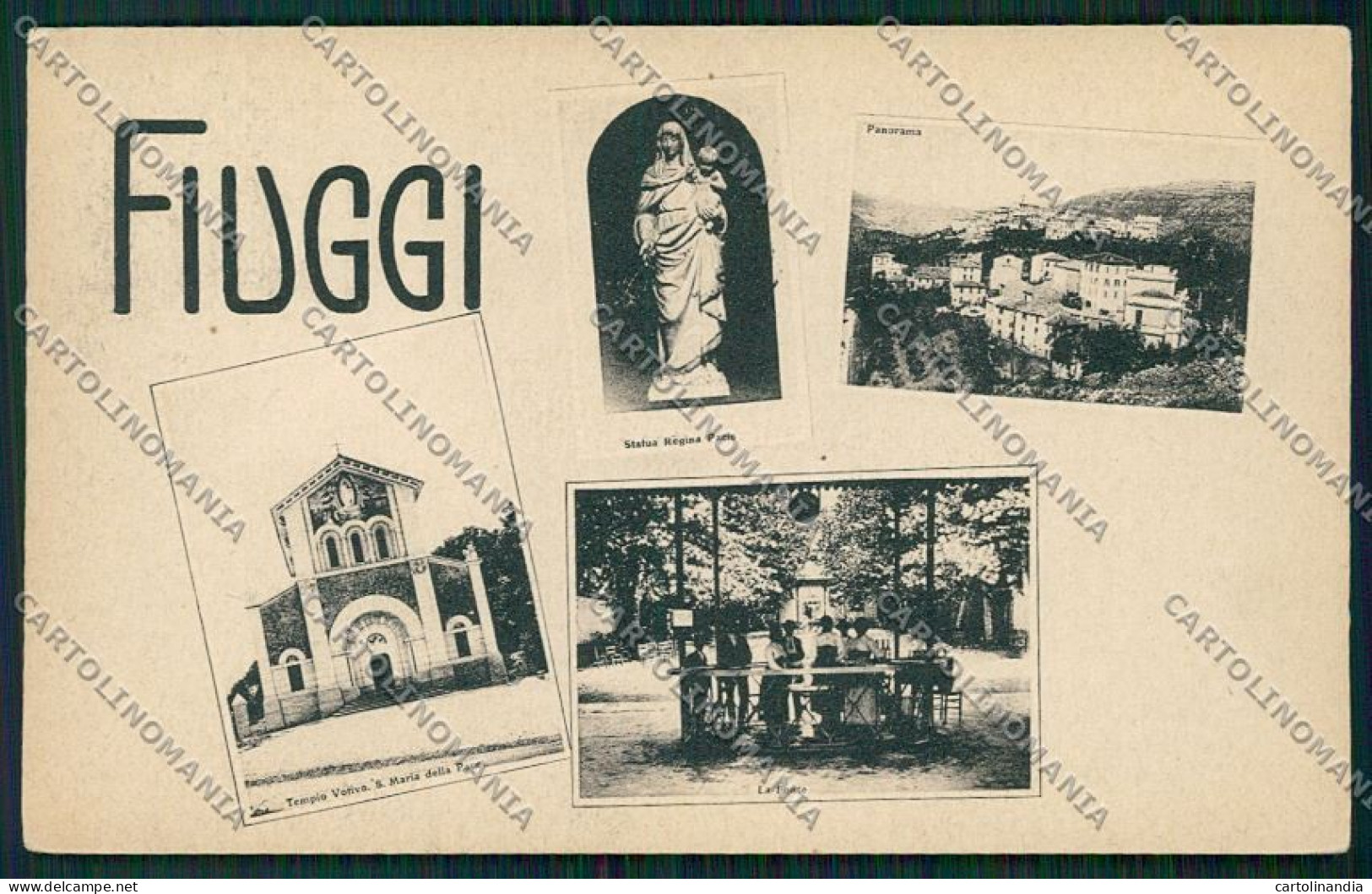 Frosinone Fiuggi cartolina QK4171