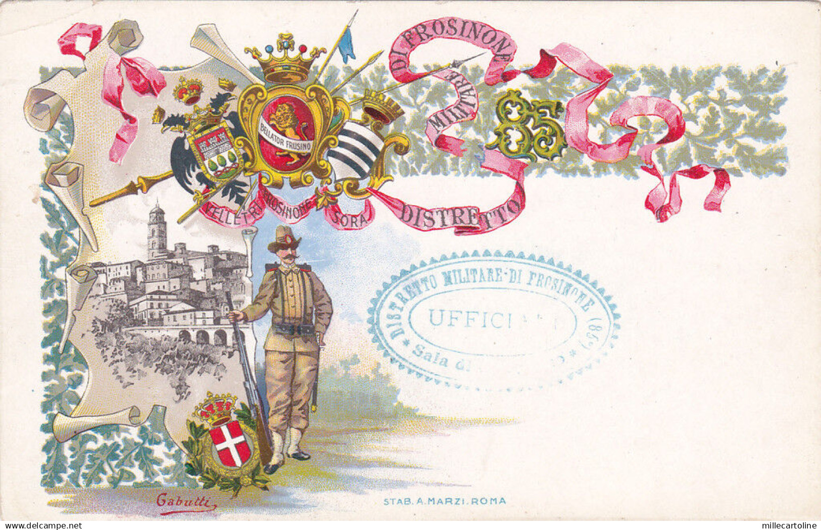 * FROSINONE - Illustrazione Distretto militare
